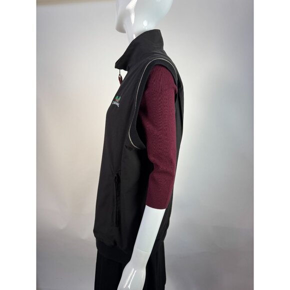 Vintage Elendale Colonial Country Club Embroidered Black Vest XL 100% Polyester - Picture 2 of 16